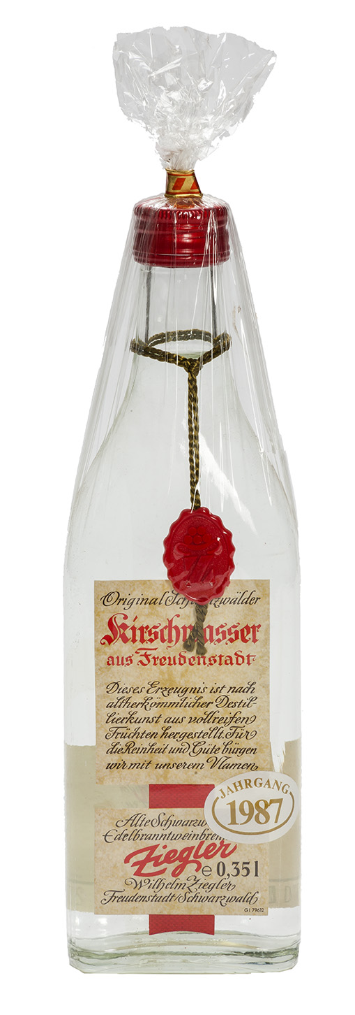 Schwarzwälder Kirschwasser - Ernte 1987  45% Vol. (0,35 l)