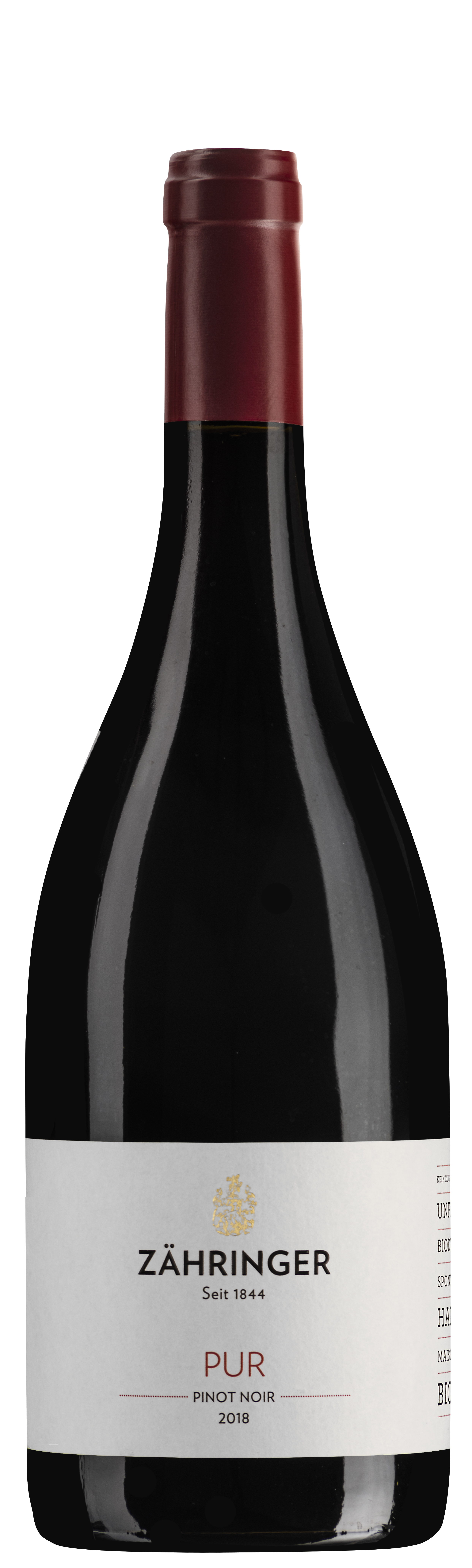 2018 er PUR Pinot Noir Bad. LW (0,75  l) SW
