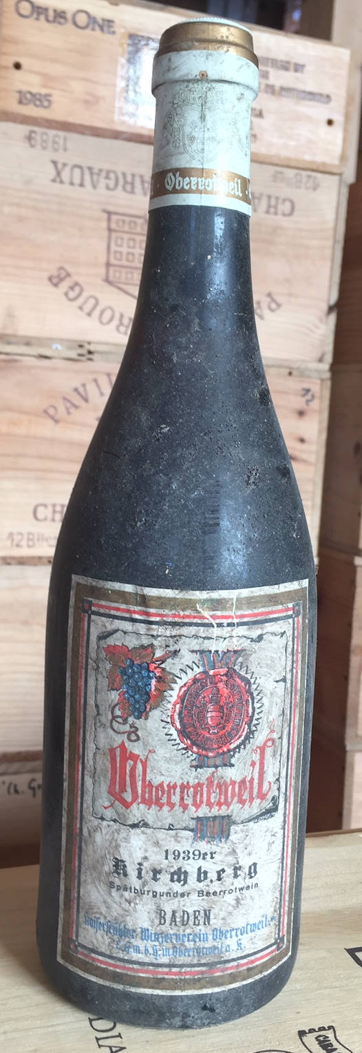 1939 er Oberrotweiler Kirchberg Spätburgunder Beerenrotwein (0,7 l)