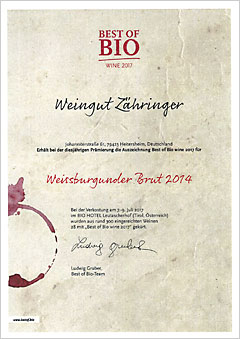 2016 er Weissburgunder Brut, Dt. Jg-Sekt - Klass. Flaschengärung (0,75 l)