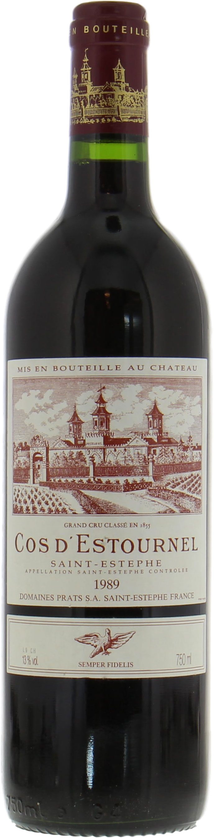 1989 er Cos d'Estournel, Quatrième Grand Cru Classé AC St. Estèphe - Medoc  (0,75 l)