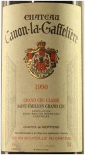 1989 er  Chateau Canon la Gaffeliere, Grand Cru Classé AC St. Emillion (0,75 l)