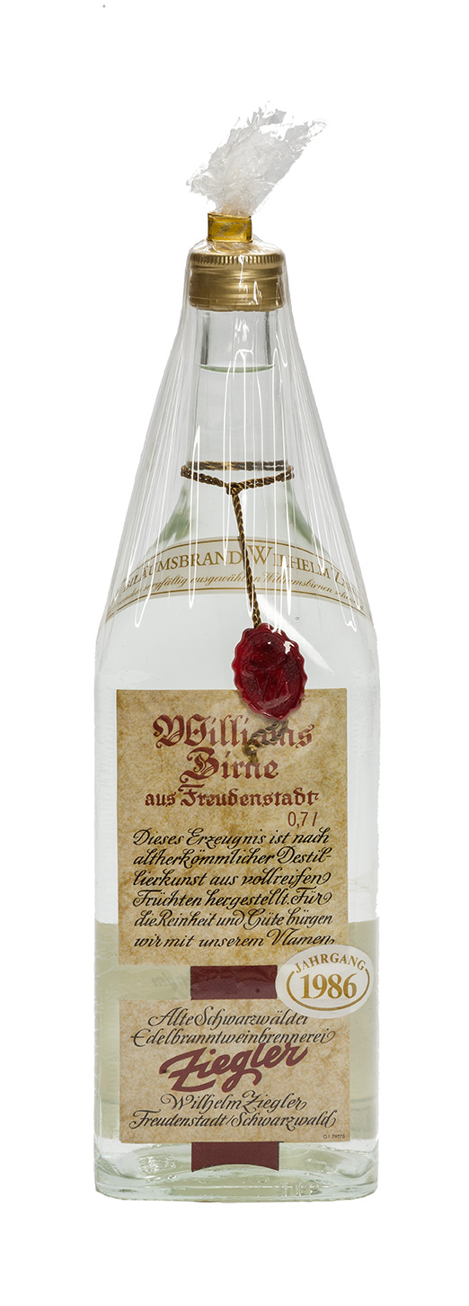 Williams Jubiläumsbrand - Ernte 1986  45% Vol. (0,7 l)